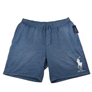 Polo Ralph Lauren Mens Big & Tall Fleece Shorts Clancy Blue 4XB 711941842001